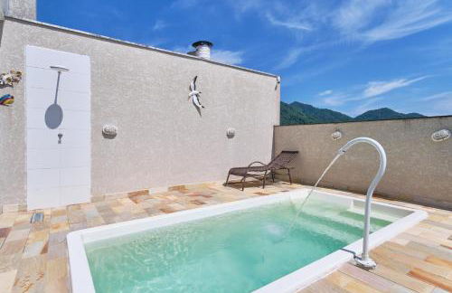 2 Quartos com ar, piscina, sacada Gourmet a 1 km da praia Grande - Foto 25