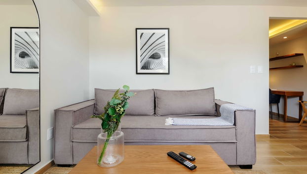 w Lovely Loft w/ Modern Balcony in Colima - Foto 5, Habitación