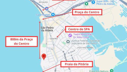 Apê 3Q with Ar Centro Perto de Tudo 50m da Lagoa - Foto 4