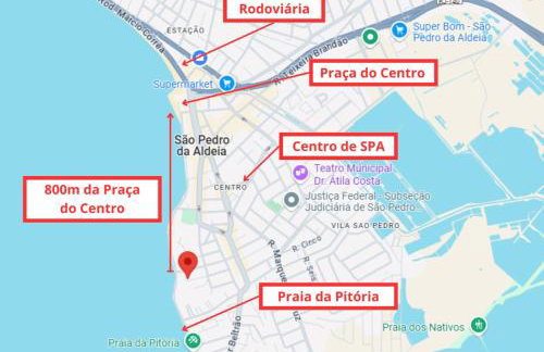 Apê 3Q with Ar Centro Perto de Tudo 50m da Lagoa - Foto 4