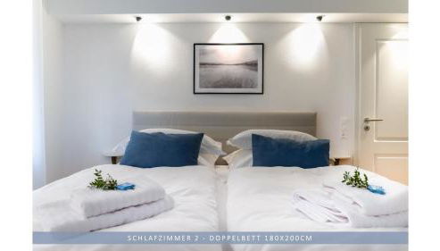 Apartment Leinetal - bester Schlafkomfort in hochwertiger Hotelbettwäsche, 3 Zimmer - große Küche, Duschbad & Parkplatz - Foto 2