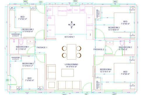 Custom Design Kitchen King Beds Laundry Large TVs - Foto 12