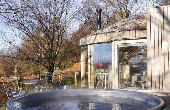 Luxury and Peaceful 1-bed Roundhouse With Hot Tub - Foto 15