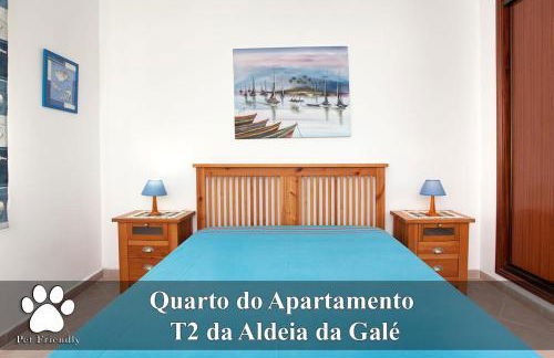 Os Apartamentos A Ramos na Praia da Galé Estão inserido em Condomínio com PISCINA, Fica apenas a 350 Metros da Praia da Galé - Apartamentos com Ar Condicionado tanto nos Quartos como na Sala, Smart TV com Prime Vídeo e Cozinha Completa - Foto 17