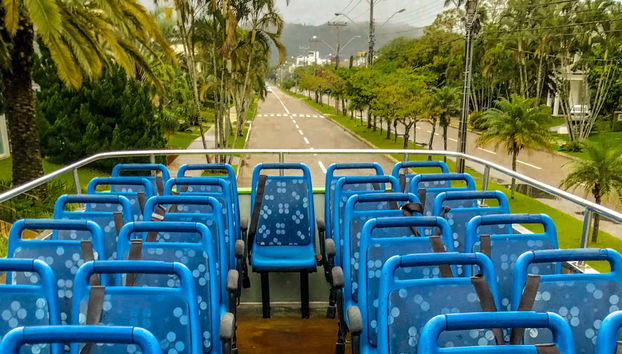 Ônibus turístico por Florianópolis ao entardecer - Foto 5