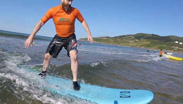 En train de surfer !