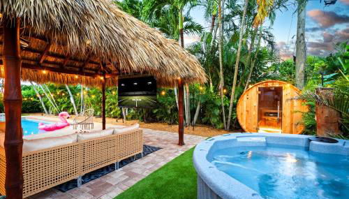 Delray Retreat Heated Pool Sauna Cold Plunge Games - Foto 5