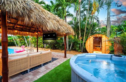 Delray Retreat Heated Pool Sauna Cold Plunge Games - Foto 5