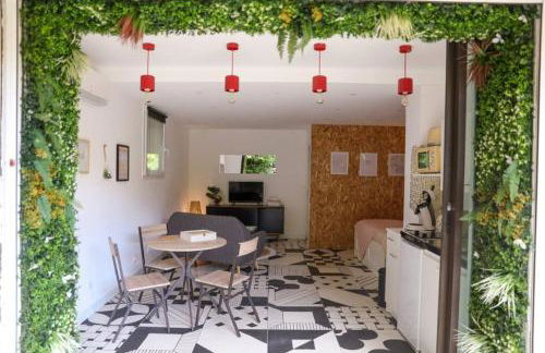 La Hutte de la Tortue Rez-de-jardin Patio au Calme - Foto 1