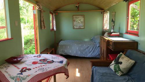 Rosa the Cosy Cabin - Gypsy Wagon - Shepherds Hut, RIVER VIEWS Off-grid eco living - Foto 4