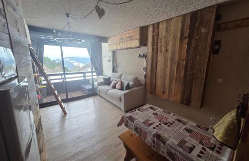 Studio cabine 4 pers Cosy esprit chalet Les glovettes - Foto 4