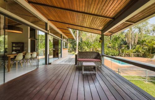 Casa térrea de alto padrão com piscina e cozinha de cinema na Granja Viana - Foto 50