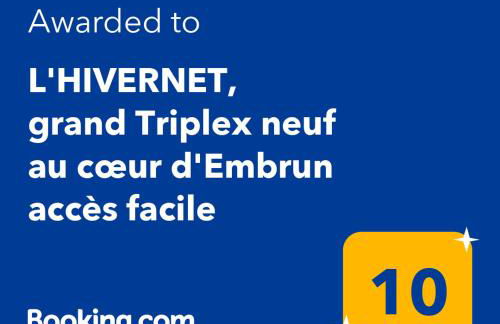 L'HIVERNET, grand Triplex neuf au cœur d'Embrun accès facile - Foto 47