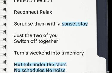 Sunset Retreat Cabin, Private Hot Tub with Mini Cinema Projector & Garden views - Foto 6