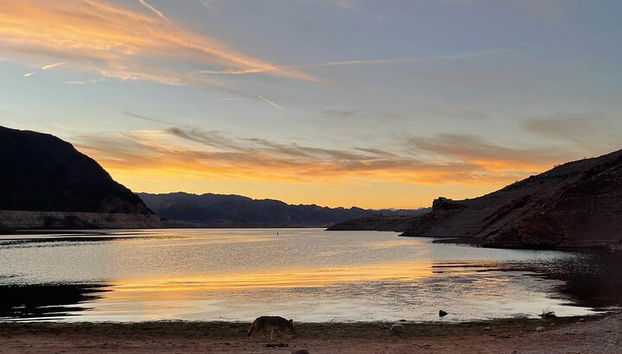 Lago Data per due: Paddleboard & Picnic di Hoover Dam - Foto 3, Spiaggia segreta sull'idromele del lago