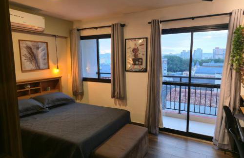 Studio for 02 guests WIFI 300MB air conditioner only twoo minutes of subway station LUZ SP - Foto 1