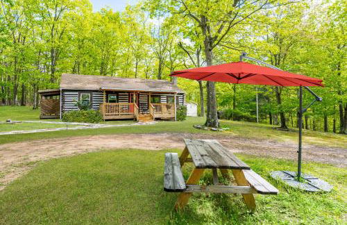 Modernized Log Cabin w Hot Tub Fire Pit & Views - Photo 37