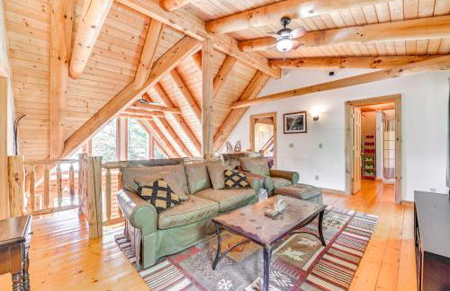 Lakefront Corinth Log Home Private Dock, Fire Pit - Foto 13