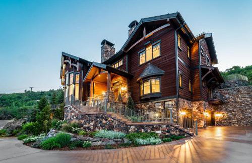 8 Bedroom Deer Valley Masterpiece with endless views. Theater hot tub game room ski-inout - Photo 15