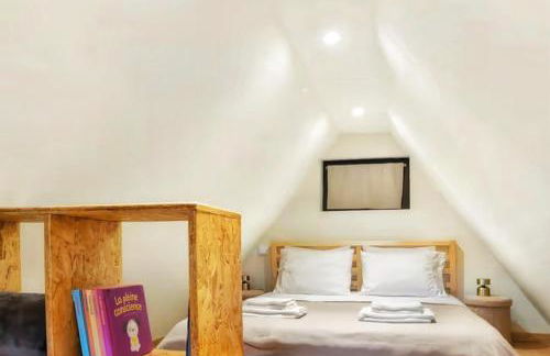 Chalés Luna in rio A-Frame Romântica no Gerês com vista Rio - Foto 12