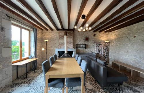 Gîte L'Arche - Maison familiale 7 pers avec jacuzzi privatif entre Blois et Amboise - Foto 10