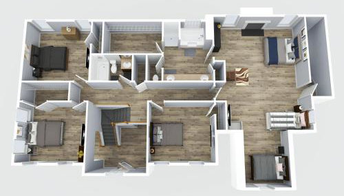 Deck, BBQ Grill, Backyard Fire Pit, Pool, Jacuzzi Tub, 65 inch TV - Foto 4