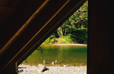 Boutique River Cabin, Infrared Sauna, Hot Tub - Foto 10