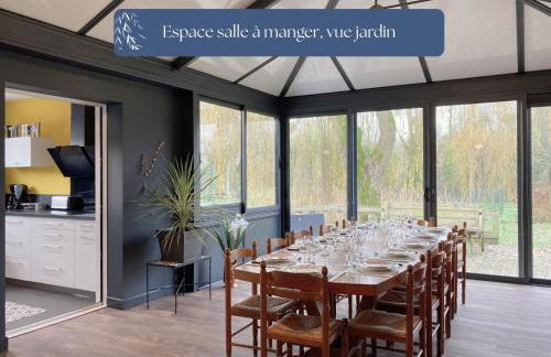 Grand Gîte Le Saule en Scie - 3 étoiles - Spa chauffé, 12 à 14 pers, jardin clos, 30 mn PuyduFou - Foto 13