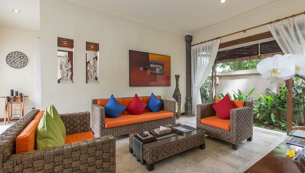 Zona de estar del vestíbulo