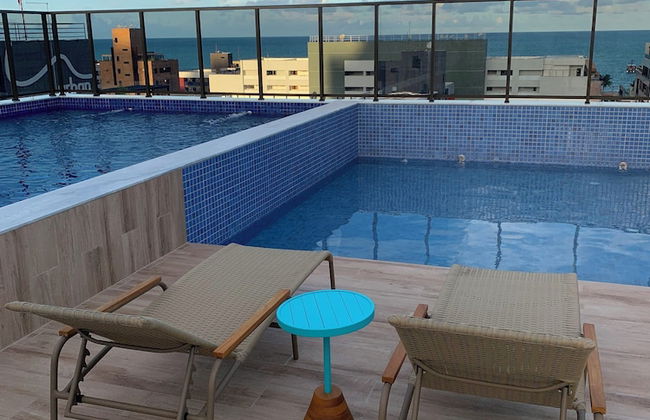 Melhores Flats - Agradável perto do mar - Foto 15