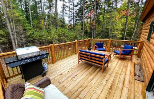 80PVR Log Home 20min to Bretton Woods AC Hot Tub wifi cable fireplace fire pit - Foto 15