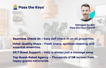 Cardiff Bay Retreat Sleeps 4 Parking - Pass the Keys - Foto 36