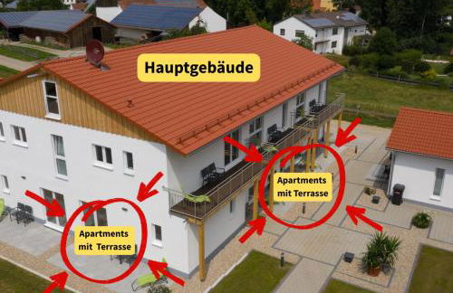 Holledau-Apartments - FeWo bis 5 Pers - getrennte Betten möglich - Vollausstattung - 24h Checkin - wöchentl Reinigung u Wäschewechsel - Waschmaschine u Trockner - WLAN - Minibar - XXL Parkplätze - Garten - ruhige Lage - Foto 21