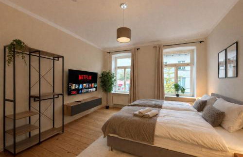 LIVA Stays Schwerin Zentrum - 4 Ferienwohnungen mit Küche und WLAN - Nähe Hauptbahnhof - Ideal für Familien & Monteure - Foto 58