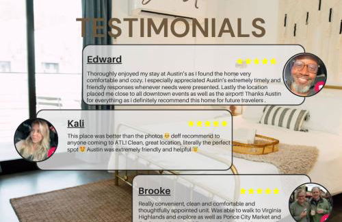 *NEW* The Camille | ATL Skyline | Rooftop | Cozy - Foto 4