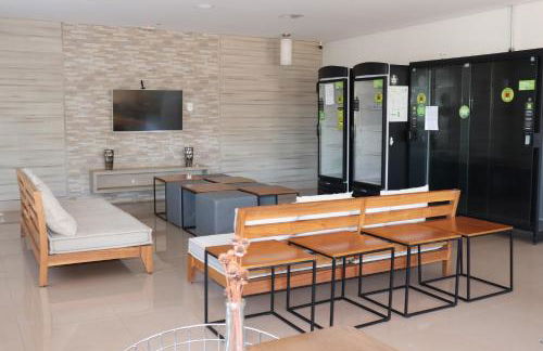 Flat com Wifi, Pisicina e Estacionamento - Foto 45