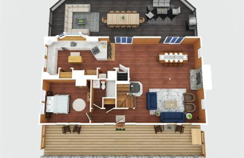 Mountain View, Secluded Lodge, Forest Escape - Foto 34