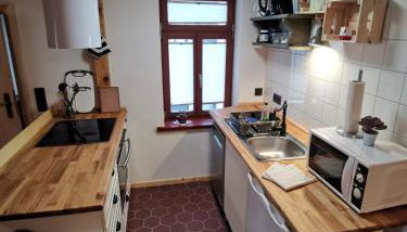 Vielstubenhaus - Ferienwohnung Marie - Foto 5, stove, toaster