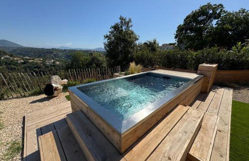 Tiny House & private jacuzzi - panoramic view St-Paul-de-Vence - Foto 11