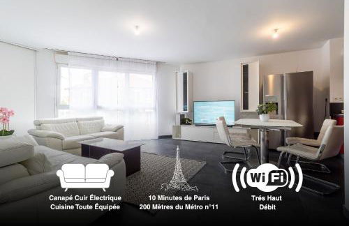 T3 lumineux 15min Paris, aéroport Orly à 10min - Foto 14