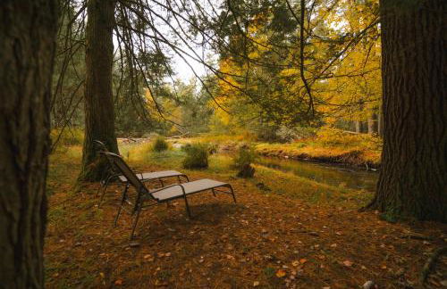 Enchanting River- Water Front A-Frame Cabin - Foto 43