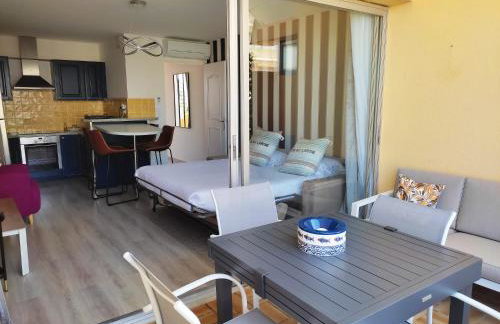Appart cosy calme Coté port & plage Canet - Foto 12