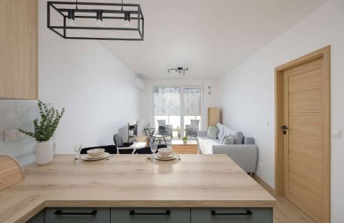 Stylish Apartment Habicha with Air Conditioning and Underground Parking by Noclegi Renters - Foto 14