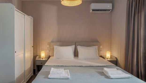 Fresh 1 Bd Apt with Patio in Heraklion - Foto 3, Habitación