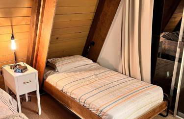 Dogwood Peak Mid-Century A-Frame with AC Style - Foto 40