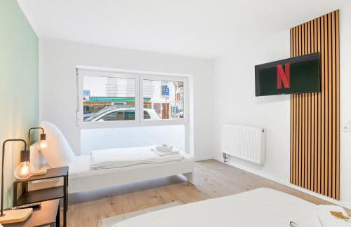 Moderne Monteurwohnungen in Nürtingen Zentrum Kitchen, Wifi, Smart TV - Photo 45