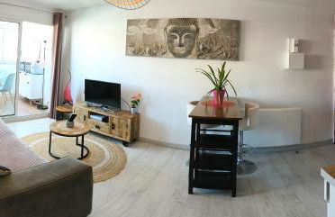 La Perle Marine, Cosy et rénové, 200 m de la plage, 1 chambre, parking et Wifi - Foto 8