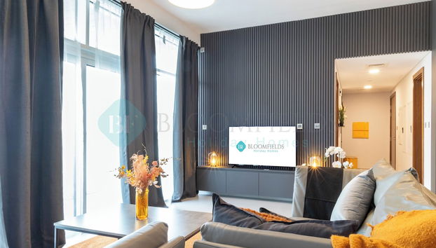 Bloomfields Grandeur 2BR Suite AlReem - Foto 5, Zona de estar