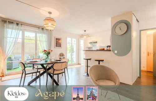 Agapé by Kleidos -Disney à 10min, T2 , 4P, Parking gratuit et terrasse - Foto 1
