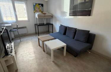 Studio 20m2 parking 4rue proudhon wifi rdcsureleve - Foto 20